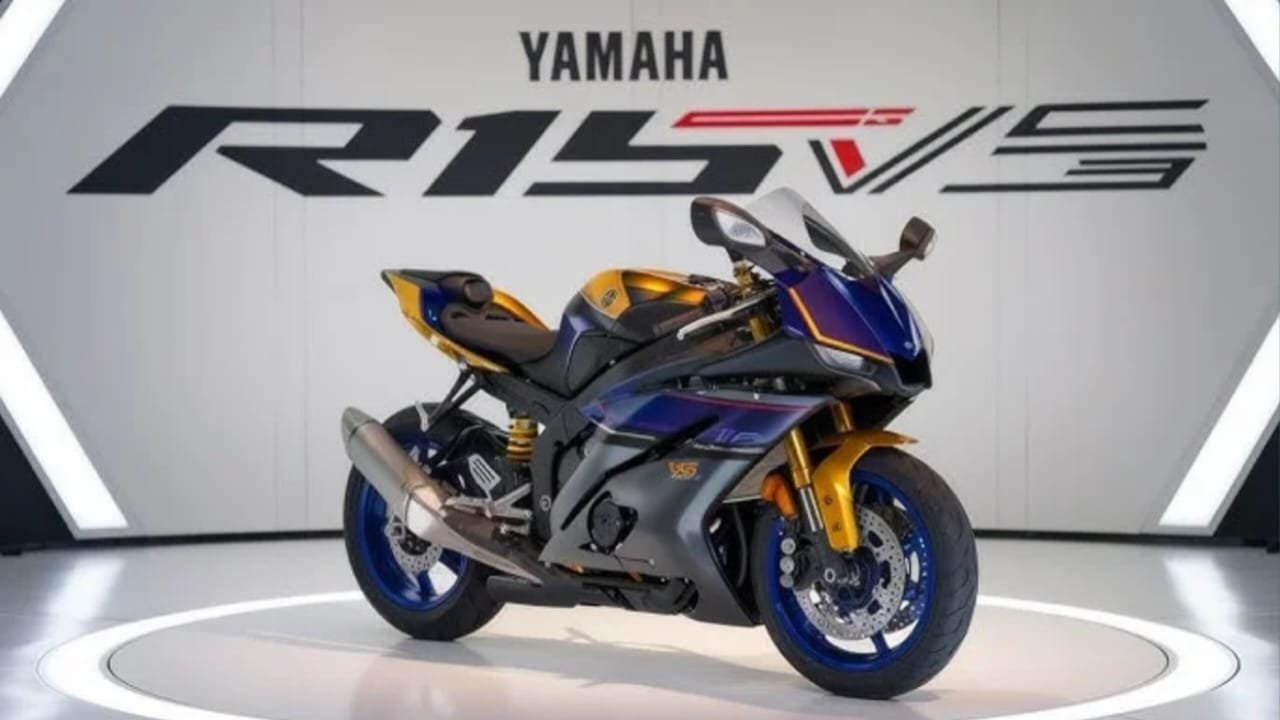 Yamaha R15 V5 Bike 2026 – 155cc Liquid-Cooled Engine, 140km/h Top Speed, 45km/l Mileage & Dual-Channel ABS Sport Bike at ₹1.05 Lakh!